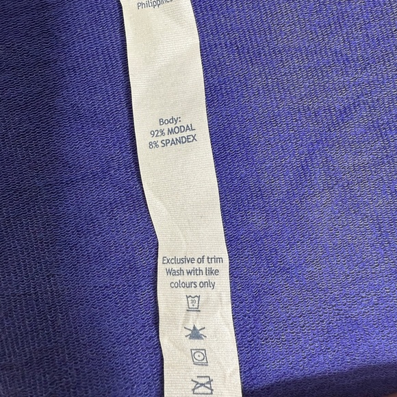 Lululemon Athletica To & Flow Wrap Oversized  Blue Violet Cardigan size 6 -cp - Picture 8 of 8